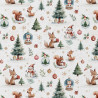 Printed Cotton DOUNOEL White / Green